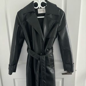 Aritzia Leather Trench